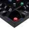 Pacific Shore Games 4 Player Shut the Box Dice Board Game with Black Stained Wood - 12 in.